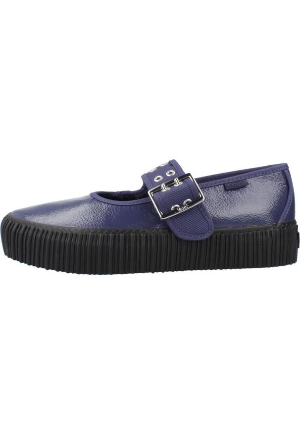 Vans - Sandały VANS MARY JANE CREEPER Niebieski. Kolor: niebieski. Materiał: tkanina, skóra. Sport: turystyka piesza