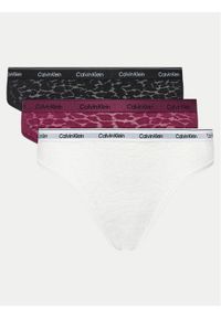 Calvin Klein Underwear Komplet 3 par fig brazylijskich 000QD5225E Kolorowy. Materiał: syntetyk. Wzór: kolorowy #1