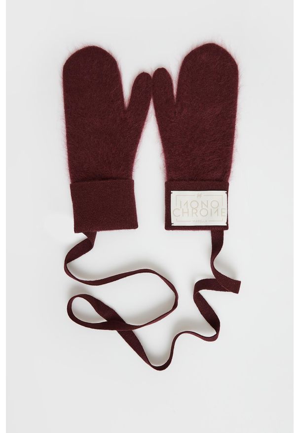 Marella - Rękawiczki damskie kaszmirowe Canard MARELLA. Materiał: kaszmir