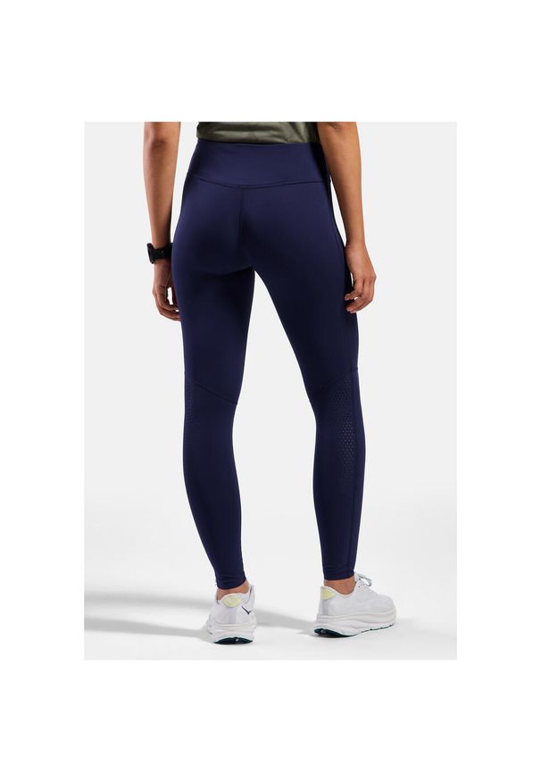 Legginsy damskie Odlo ZEROWEIGHT Tights. Kolor: niebieski. Sport: turystyka piesza