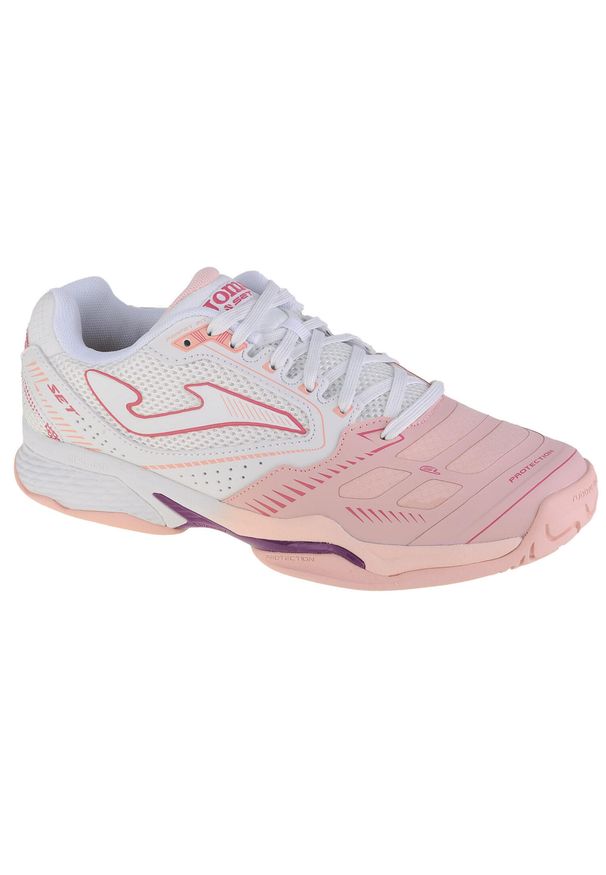 Buty do tenisa damskie Joma T.Set Lady. Kolor: różowy, wielokolorowy, beżowy, biały. Sport: tenis