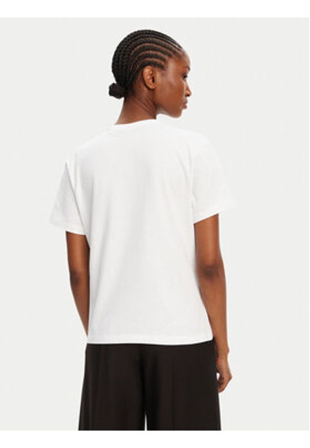 Hugo - HUGO T-Shirt Destrel_2 50544897 Biały Relaxed Fit. Kolor: biały. Materiał: bawełna