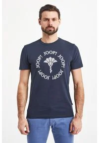 T-shirt Abramo JOOP! JEANS. Materiał: jeans. Wzór: nadruk. Styl: elegancki