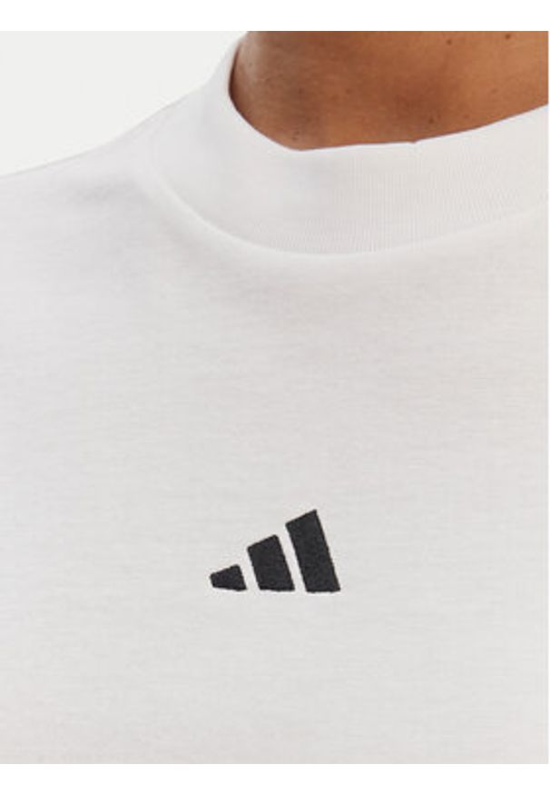 Adidas - adidas T-Shirt Essentials Small Logo JC5944 Biały Regular Fit. Kolor: biały. Materiał: bawełna