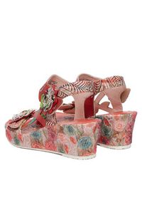 Laura Vita Sandały Facdiao 42 Czerwony. Kolor: czerwony. Materiał: skóra #3