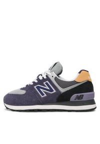 New Balance Sneakersy U574Z2 Fioletowy. Kolor: fioletowy. Materiał: zamsz, skóra. Model: New Balance 574 #2