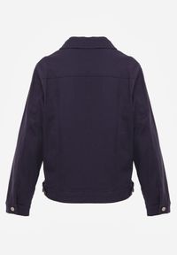 Born2be - Granatowa Bawełniana Kurtka Jeansowa Perimea. Kolor: niebieski. Materiał: bawełna, jeans #4