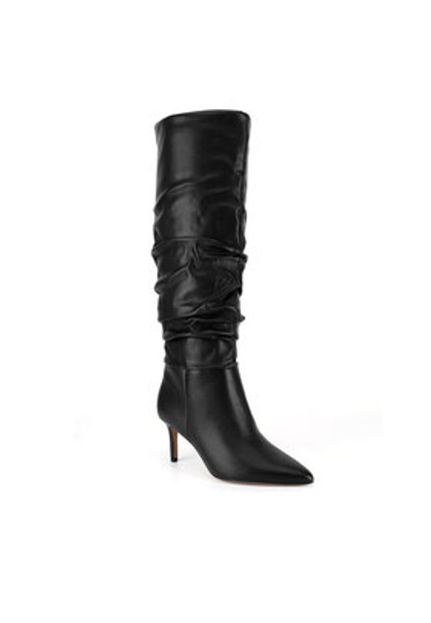 Nine West Kozaki WFA2872-1 Czarny. Kolor: czarny. Materiał: materiał, syntetyk