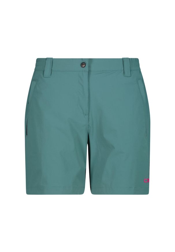 Spodenki turystyczne damskie CMP Glimpse Bermuda. Kolor: zielony. Sport: turystyka piesza