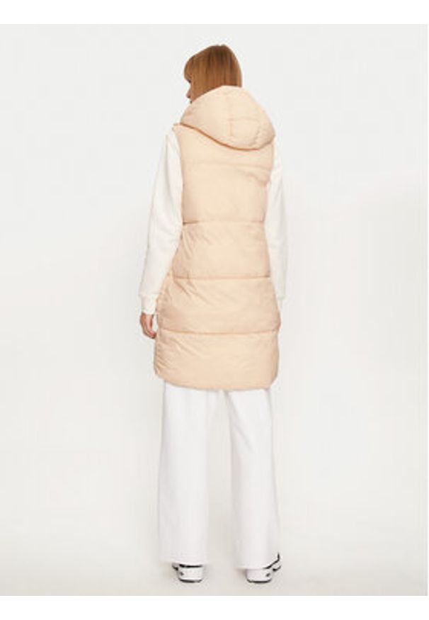 4f - 4F Bezrękawnik 4FWAW24TVJAF143 Beżowy Regular Fit. Kolor: beżowy. Materiał: syntetyk. Długość rękawa: bez rękawów