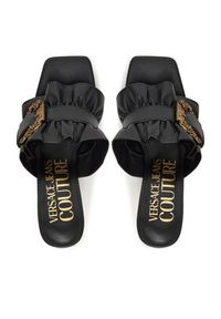 Versace Jeans Couture Klapki 78VA3S70 Czarny. Kolor: czarny. Materiał: skóra #3