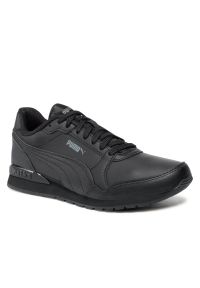 Buty Puma St Runner v3 L M 384855 15 czarne. Okazja: na co dzień. Zapięcie: sznurówki. Kolor: czarny. Materiał: nylon, skóra