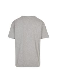 BUILD YOUR BRAND - Męska Koszulka Heather Heavy Oversized T-shirt. Kolor: szary