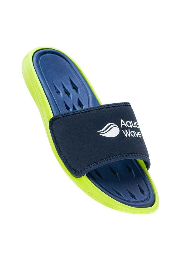 AquaWave - Męskie Klapki Peles. Okazja: na spacer. Kolor: niebieski, zielony, żółty, wielokolorowy. Styl: sportowy. Sport: pływanie