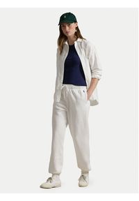 Polo Ralph Lauren Spodnie dresowe Prl Flc Pnt 211943009001 Biały Regular Fit. Kolor: biały. Materiał: bawełna #3