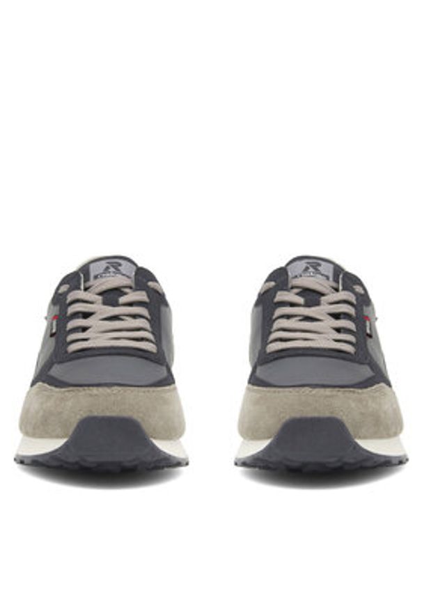 Rieker Revolution Lifestyle Sneakersy U0307-14 Granatowy. Kolor: niebieski. Materiał: skóra, zamsz