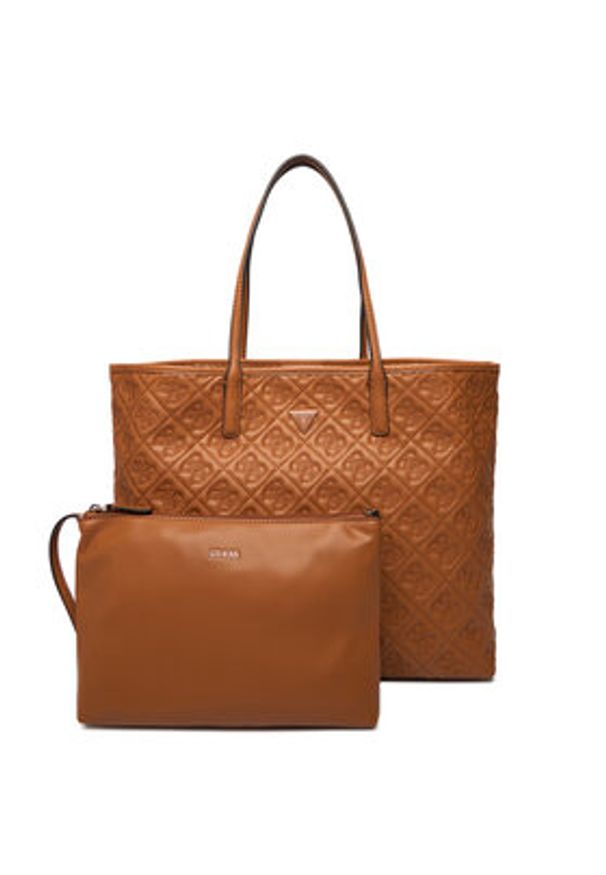 Guess Torebka Adelasia HWQL96 58240 Brązowy. Kolor: brązowy. Materiał: skórzane