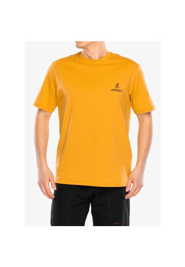 Koszulka Gramicci One Point Logo Tee. Kolor: żółty