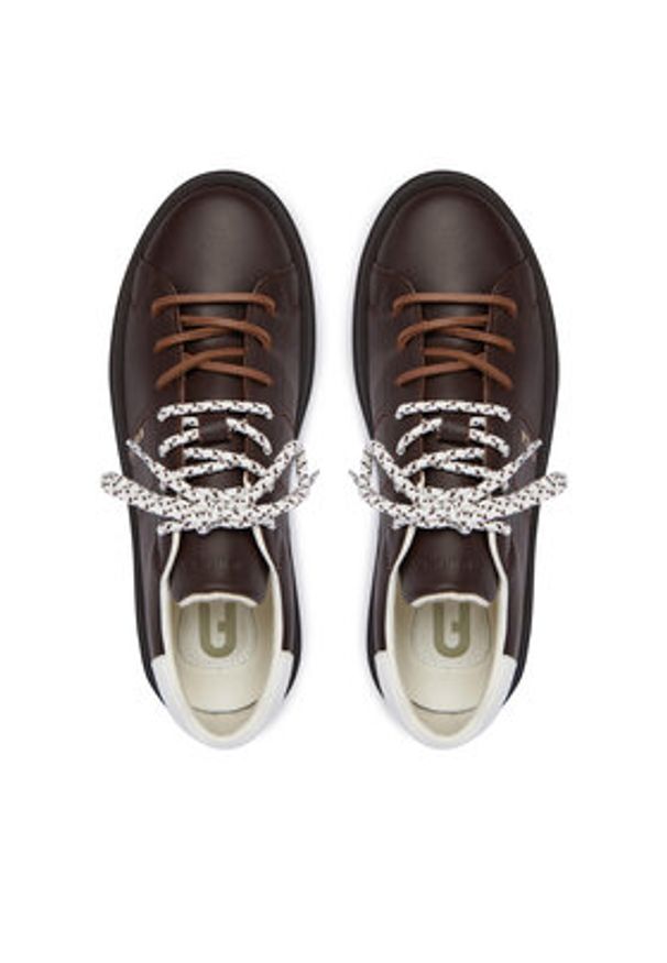 Furla Sneakersy Hype YM49HYP BX3477 PT 5303S Brązowy ciemny. Kolor: brązowy. Materiał: skóra