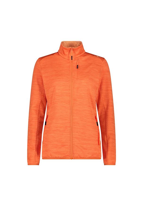 Bluza damska turystyczna CMP 35G6756. Kolor: pomarańczowy. Styl: sportowy. Sport: turystyka piesza