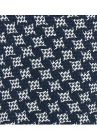 Klasyczny Krawat Klubowy - Alties - Granat, Pepitka. Kolor: niebieski. Materiał: tkanina. Styl: klasyczny #3