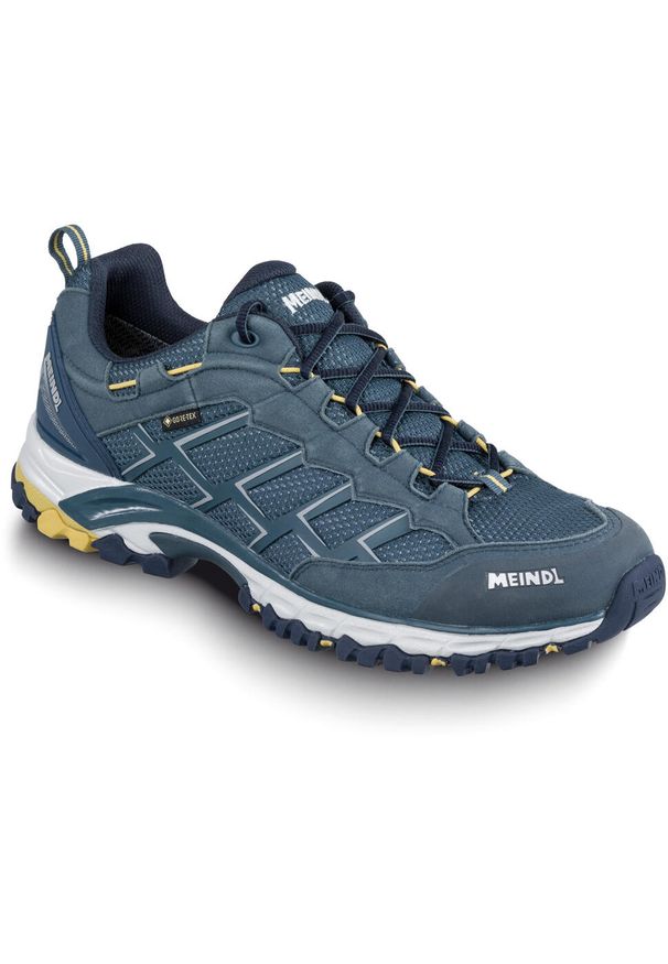 MEINDL - Buty Meindl Caribe GTX. Okazja: na co dzień. Zapięcie: sznurówki. Kolor: niebieski. Materiał: materiał. Szerokość cholewki: normalna