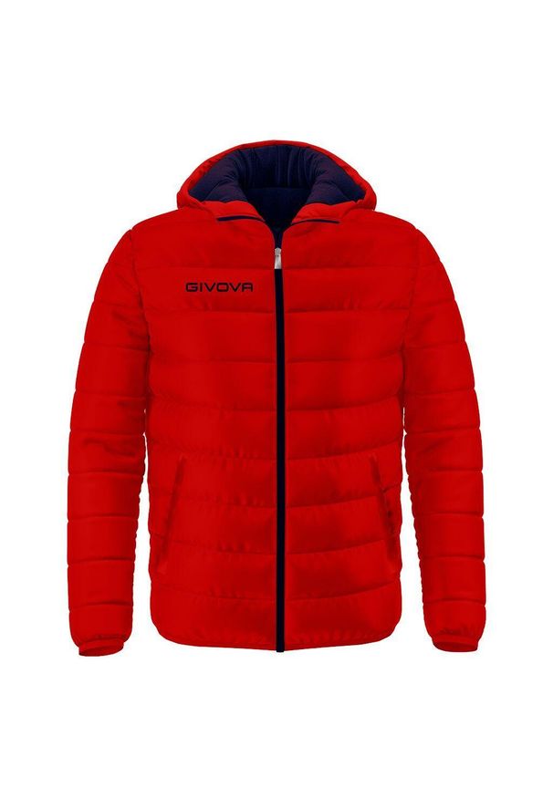 Kurtka sportowa Givova Olanda pikowana unisex z kapturem, czerwona, 3XL. Typ kołnierza: kaptur. Kolor: czerwony. Materiał: puch. Sezon: wiosna, jesień. Sport: turystyka piesza