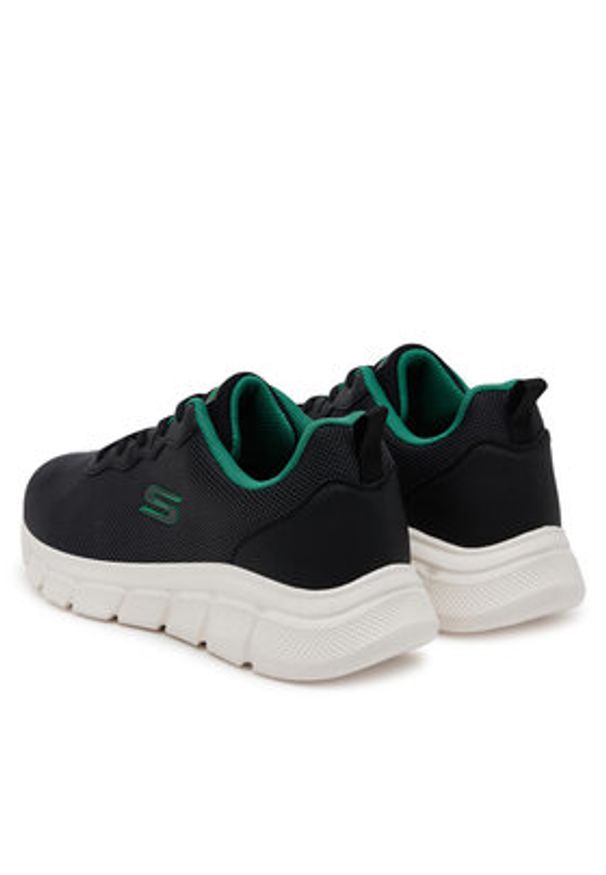skechers - Skechers Sneakersy Bobs B Flex-Icy Edge 118109/BLK Czarny. Kolor: czarny. Materiał: materiał