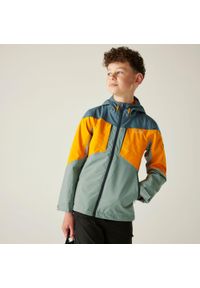 Regatta - Kurtka turystyczna przeciwdeszczowa Highton. Kolor: szary. Materiał: poliester, tkanina. Sport: turystyka piesza #1