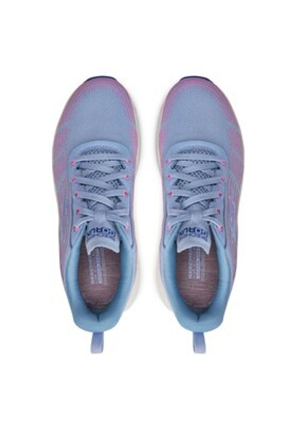 skechers - Skechers Buty do biegania Max Cushioning Elite 2.0- 129600/LBPK Niebieski. Kolor: niebieski. Materiał: materiał