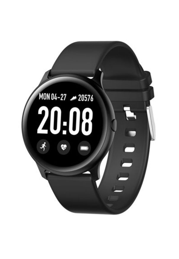 Smartwatch GARETT Women Laura Czarny. Rodzaj zegarka: smartwatch. Kolor: czarny