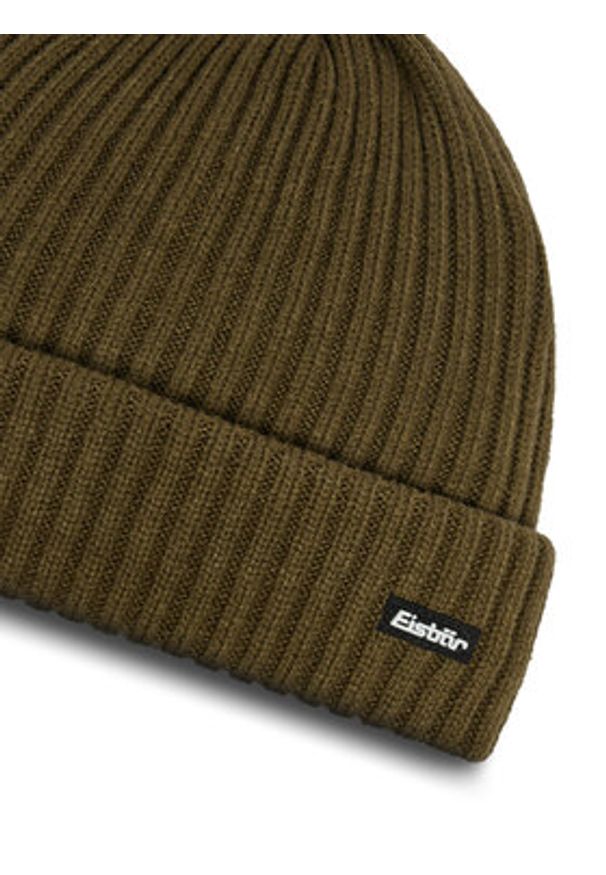 Eisbar - Eisbär Czapka Ripp 407501 667 Khaki. Kolor: brązowy. Materiał: materiał