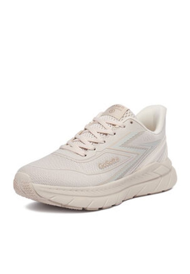 Go Soft Sneakersy CEO-V11-148 Beżowy. Kolor: beżowy. Materiał: materiał