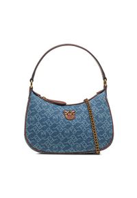 Pinko Torebka Half Moon Mini AI 23-24 PLTT 101523 A138 Niebieski. Kolor: niebieski #1