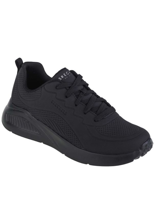 skechers - Buty na co dzień damskie SKECHERS UNO WEDGE - Hi Steps. Okazja: na co dzień. Kolor: czarny. Materiał: syntetyk, skóra. Model: Skechers Sport. Sport: turystyka piesza