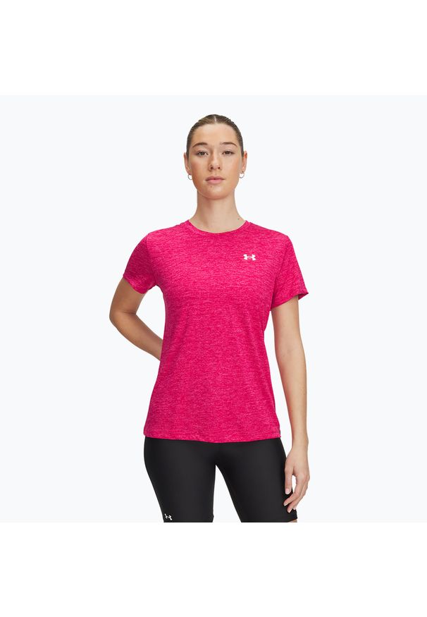 Koszulka treningowa damska Under Armour Tech C-Twist. Kolor: różowy