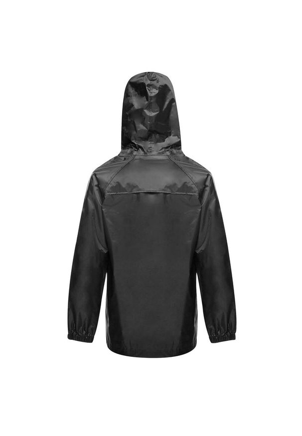 Regatta - Kurtka Wodoodporna Dziecięca. Kolor: czarny. Styl: sportowy. Sport: turystyka piesza