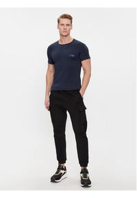 Emporio Armani Underwear Komplet 2 t-shirtów 111670 4R715 06236 Granatowy Regular Fit. Kolor: niebieski. Materiał: bawełna #6
