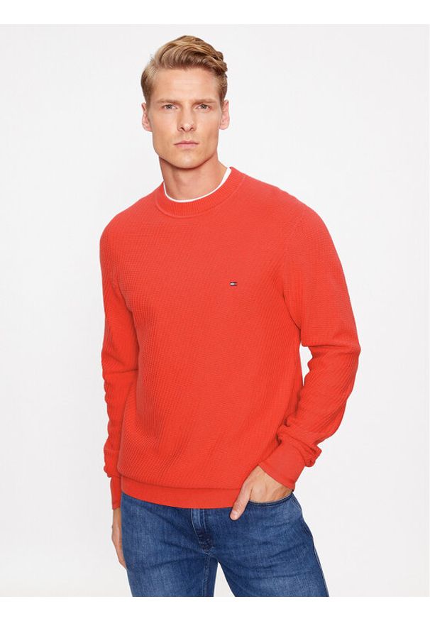 TOMMY HILFIGER - Sweter Tommy Hilfiger. Kolor: czerwony