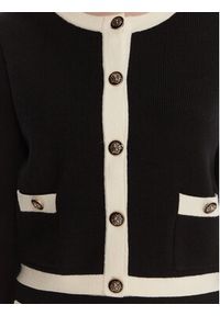 Gaudi Kardigan 521FD53038 Czarny Regular Fit. Kolor: czarny. Materiał: wiskoza #2