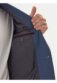 Hugo - HUGO Garnitur Henry/Getlin232X 50547345 Niebieski Slim Fit. Kolor: niebieski. Materiał: wełna #8