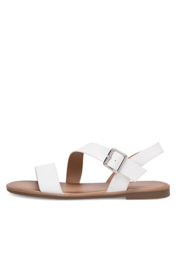 Jenny Fairy Sandały DARI WS250723-3 Biały. Kolor: biały. Materiał: syntetyk, skóra