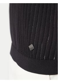 Karl Lagerfeld - KARL LAGERFELD Polo 655016 562304 Czarny Regular Fit. Typ kołnierza: polo. Kolor: czarny. Materiał: bawełna #2