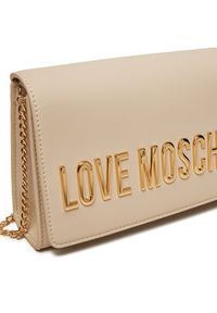 Love Moschino - LOVE MOSCHINO Torebka JC4103PP1LKD0110 Beżowy. Kolor: beżowy. Materiał: skórzane #6