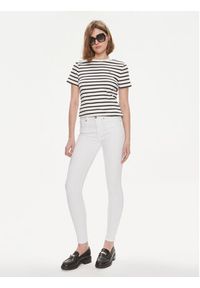 TOMMY HILFIGER - Tommy Hilfiger Jeansy WW0WW41295 Biały Skinny Fit. Kolor: biały