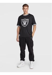 New Era T-Shirt Las Vegas Raiders 60284627 Czarny Oversize. Kolor: czarny. Materiał: syntetyk #3