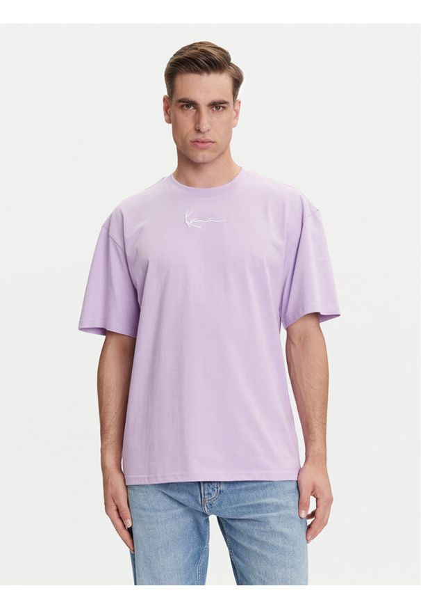 Karl Kani T-Shirt PD00005361 Fioletowy Relaxed Fit. Kolor: fioletowy. Materiał: bawełna