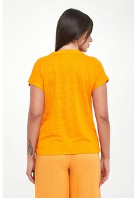 Ecoalf - T-shirt damski lniany Arendal ECOALF. Materiał: len #4