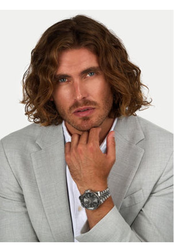 Maserati Zegarek Sfida R8853140010 Srebrny. Kolor: srebrny