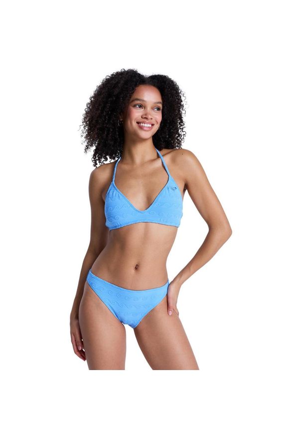 Roxy - Majtki bikini o średnim kryciu dla Kobiety PARADISE WAVE Niebieski. Kolor: niebieski. Materiał: poliester, elastan, tkanina